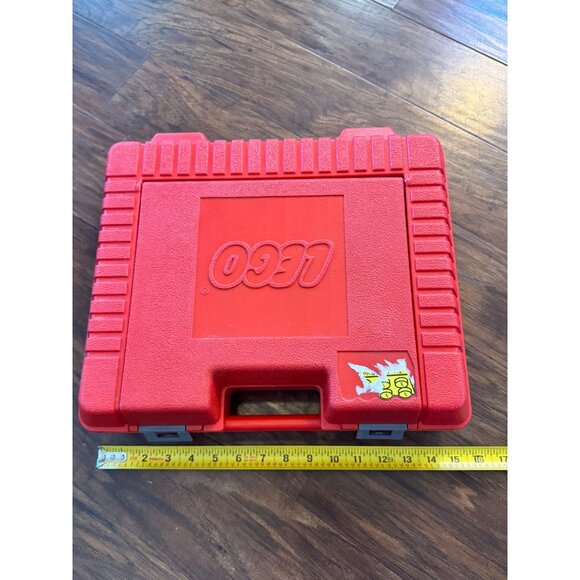 Lego Red Carrying Case With Secure Clasps & Handle For Storage Or Transport Of L - Picture 3 of 11